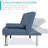 Dockie 65.25'' Linen Upholstered Convertible Sofa