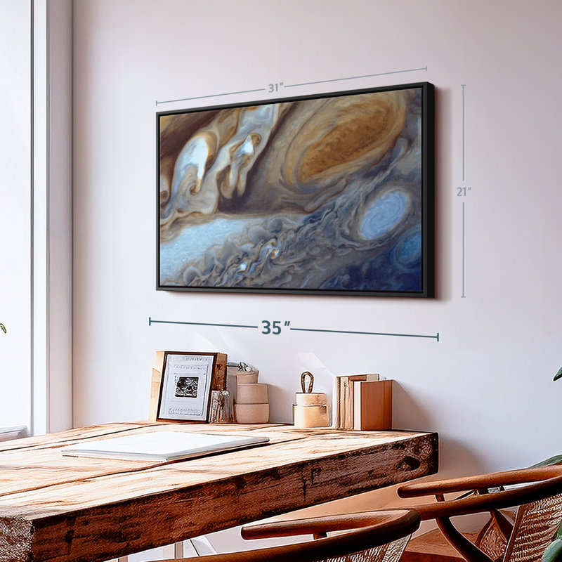 Jupiter's Cloud Formation Canvas Print