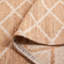 Tapis géométrique en jute de coton tissé à la main Cowden-307926202