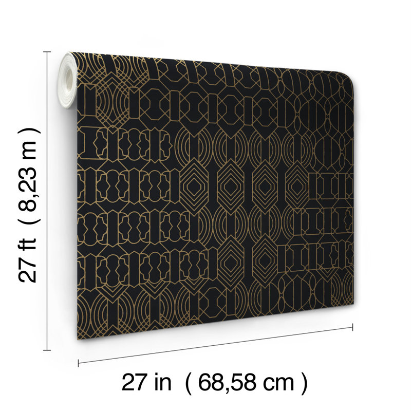Papier peint Modern Modern, Noir