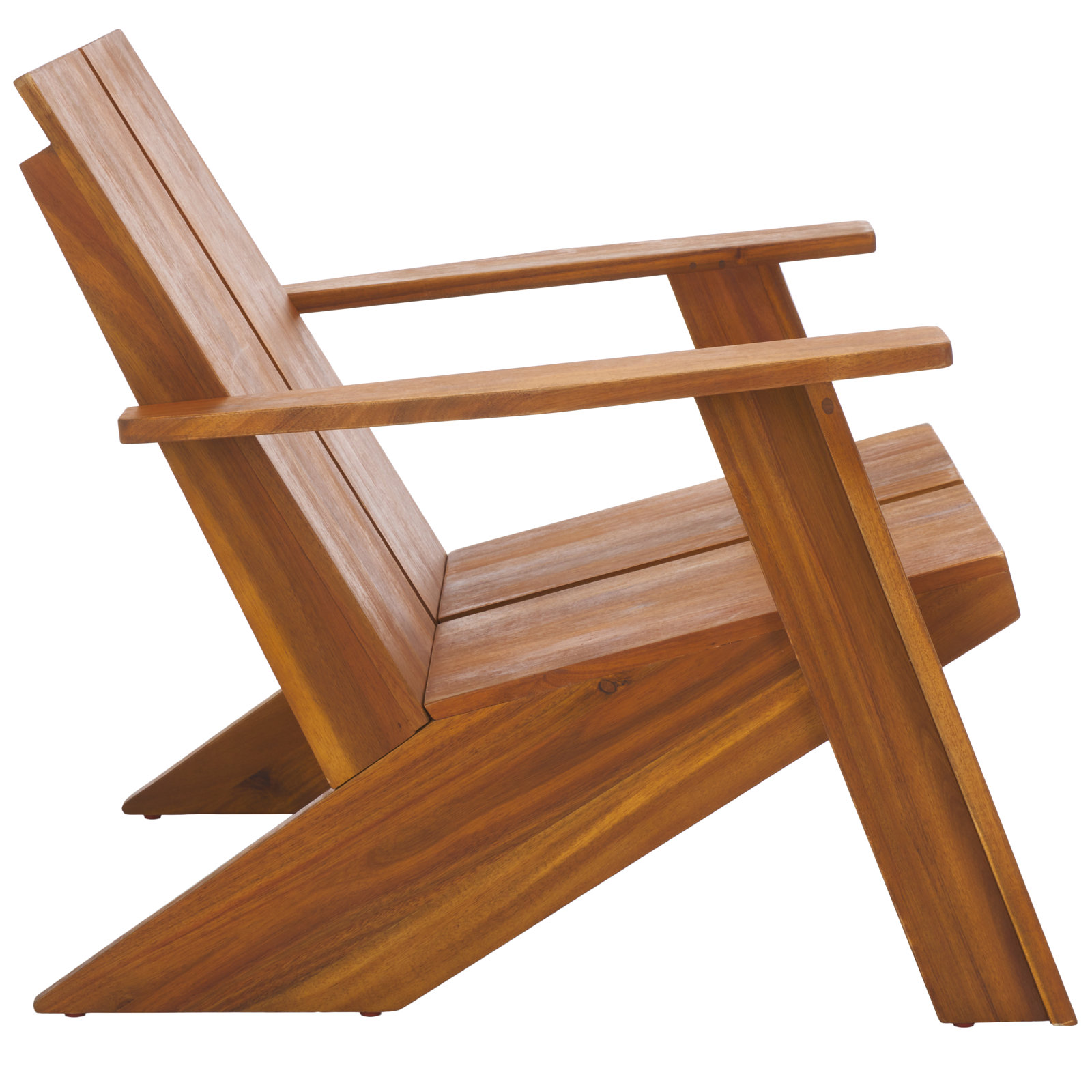 Guthrie Teak Adirondack Chair, Brown