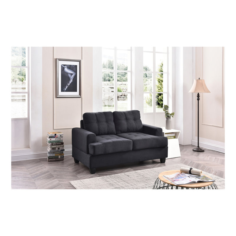 Causeuse Cozy, Noir
