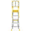 Échelle plateforme en aluminium 375 lb