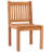 Catriona Teak Wood Premium All-Weather Wicker Outdoor Dining Side Chair