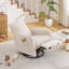 Fauteuil oscillant inclinable manuel pivotant avec poche latérale-130459281