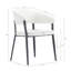 Chaise de salle à manger blanche-751223675