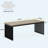 78.74" Double Computer Desk For 2 Person, Industrial Workstation With Heavy Duty Metal Frame-1802136367