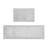 100% Cotton Tufted 3000Gsm Reversible Bath Rug Grey-817661686