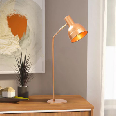 Lampe de bureau noire 29,92 po Excalibur