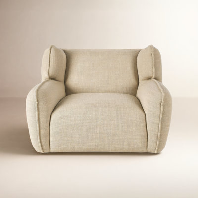 Pine Swivel Club Chair