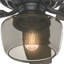 Ventilateur de plafond standard à 5 pales de 52 po Bennett avec lumières et télécommande-26030364