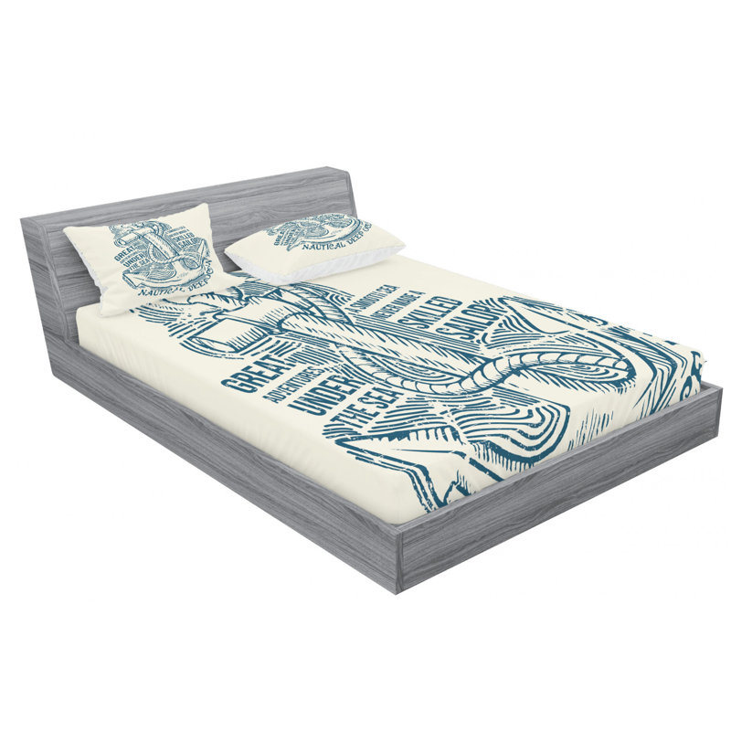 Microfiber Sheet Set, Queen Sheet Set with Fitted Sheet