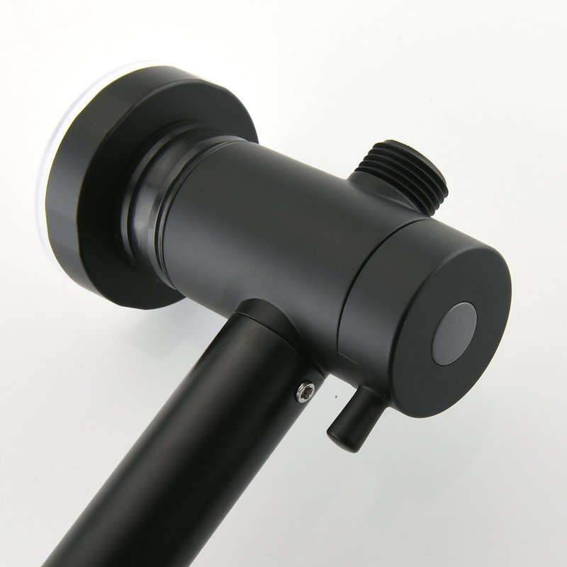 Drill-Free Dual Shower Head Spa System, Matte Black
