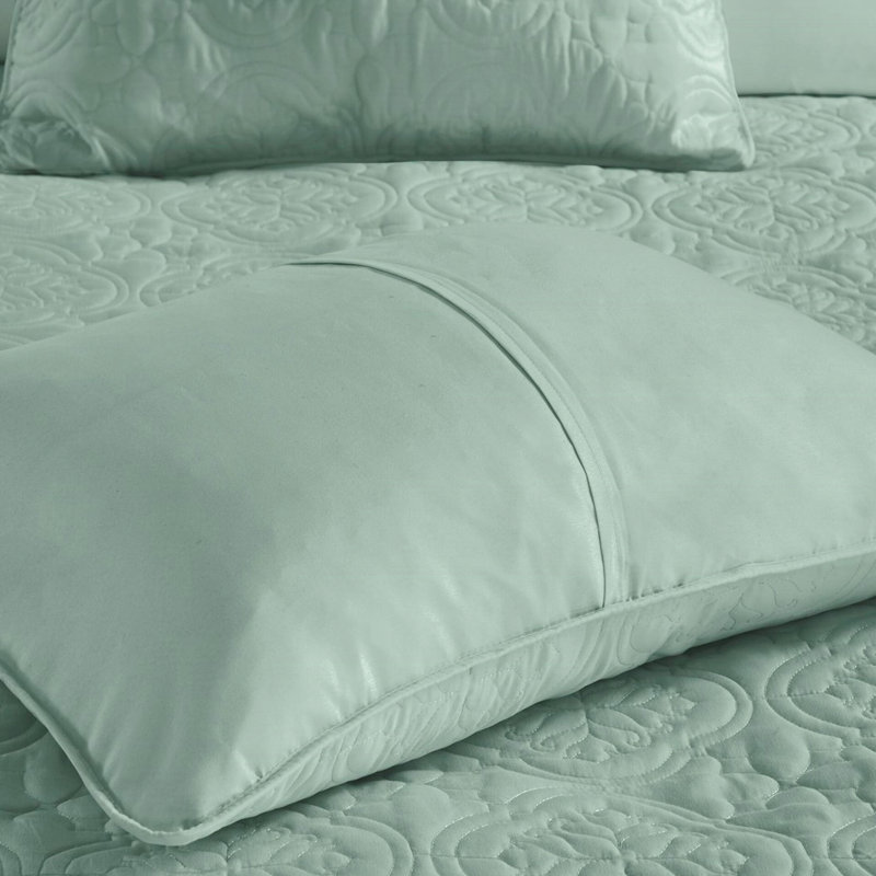 Très grand / très grand couvre-lit 3 pièces - réversible, rembourrage, courtepointe gracieuse, lavable à la machine, 2 taies décoratives réversibles, courtepointe fascinante, lavage, inclus