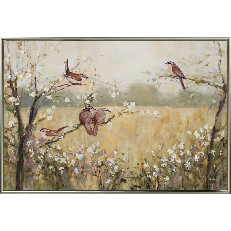 Spring Gathering Canvas Wall Art