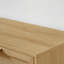Commode de chambre à coucher, 6 commodes doubles avec tiroirs en rotin, commode en bois pour chambre d'enfant, l 47,2 po x P 15,8 po x H 30 po (commode)