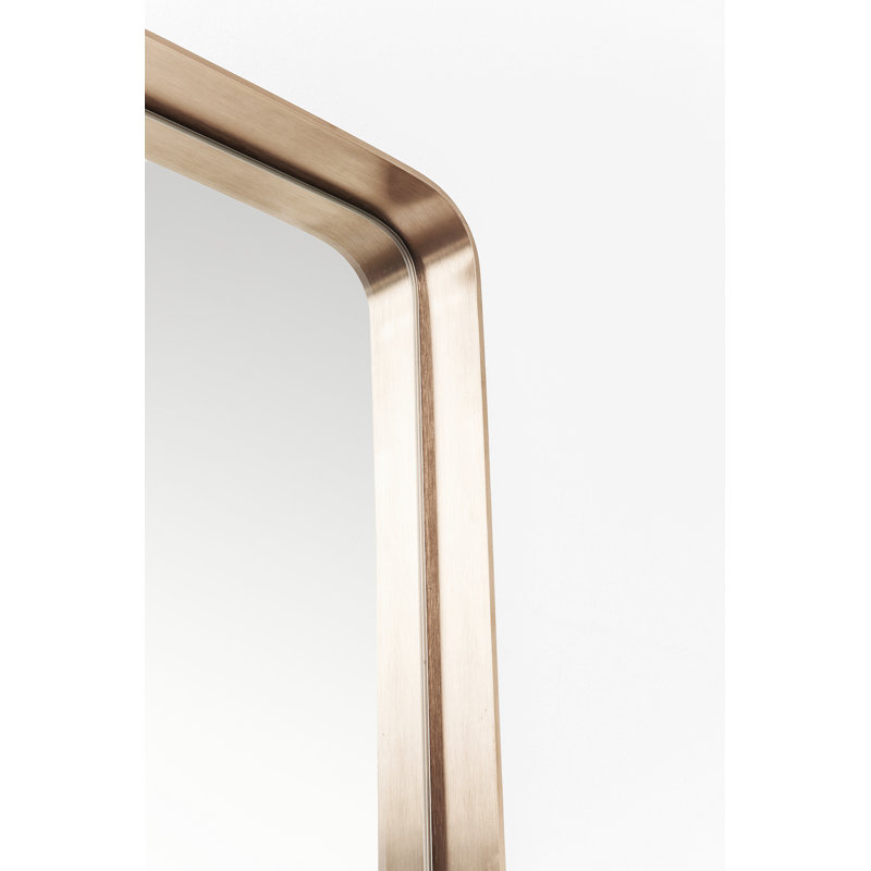 Curve Cheval Full Length Mirror, Copper