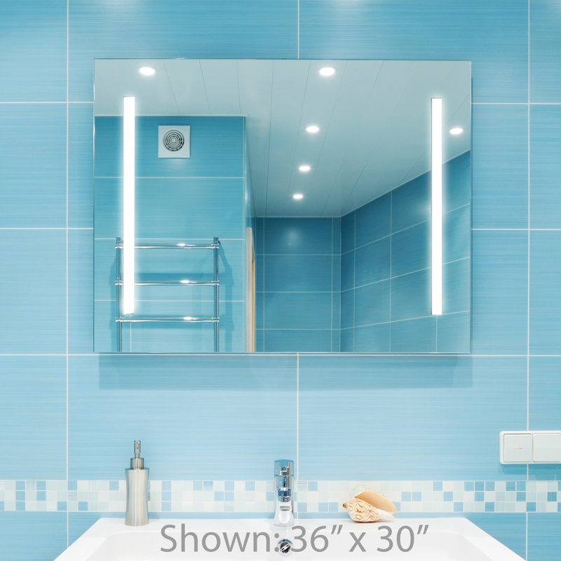 Miroir de salle de bain Ernie, H 30 po x l 36 po