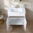 30" White Modern Free-standing Single Bathroom Vanity With Ceramic Sink