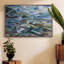 Marée basse, reproduction d'art sur toile-92477754-92477755