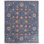 Beall Wool Floral Area Rug in Blue