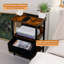 Arbella 40cm W Metal Bedside Table