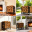 43.9cm W Metal Log Rack