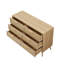 Commode double, commode en rotin avec tiroirs