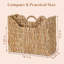  Porte-revues en osier pour bureau, salle de bain, salon