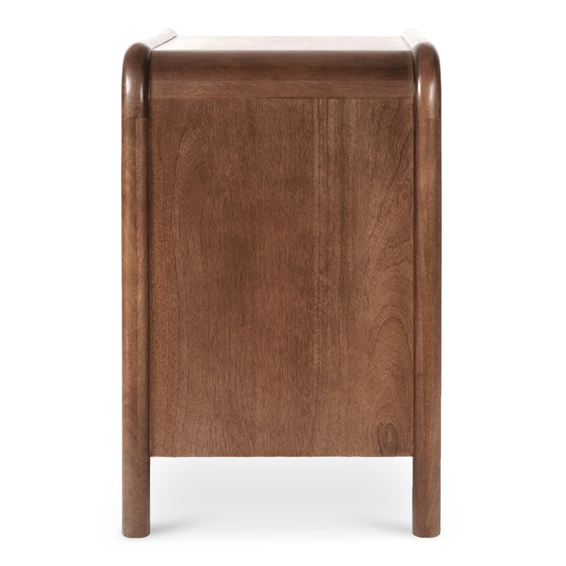Rye 3 - Drawer Solid Wood Nightstand