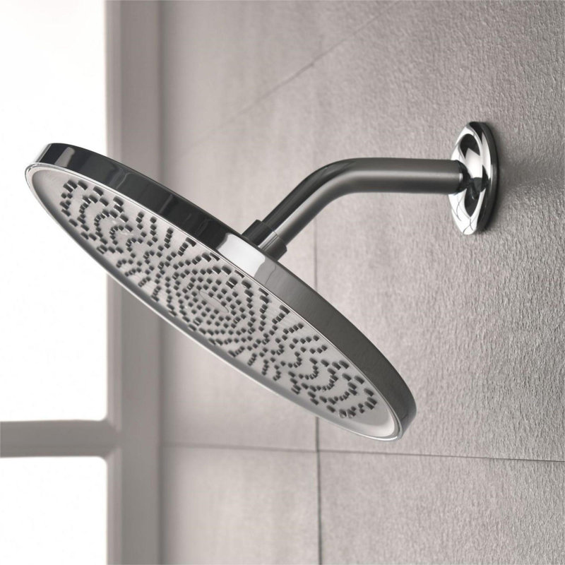 Pomme de douche réglable multifonctionnelle de luxe, Chrome