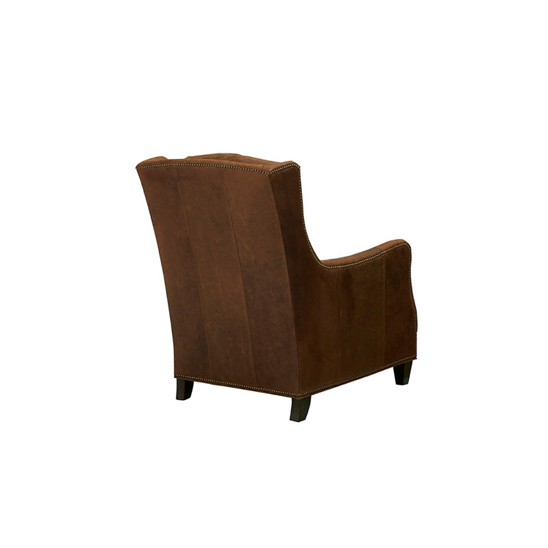 Slater Armchair, Ebony, Capri Brown