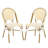 Casidy Wicker Premium All-Weather Wicker Outdoor Dining Side Chair-738386708