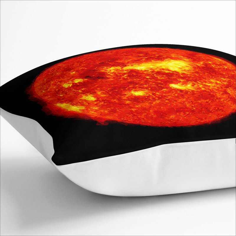 Square Throw Cushion, 40cm H x 40cm W x 15cm D, White