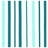 Blue Green Vertical Stripes Quilted Bedspread All Sizes-128572800