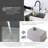 Pietra STYLISH Killarney Dual-Mount 25" Composite Granite Kitchen Sink with Basket Strainer-87227097