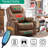 Deauna Upholstered Heated Massage Chair-469555975