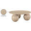 Table basse en placage de chêne Fitch-106912893