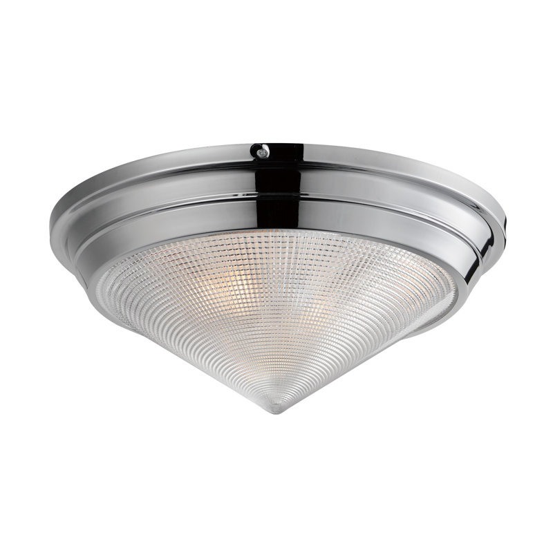 Hargreaves-Flush Mount, Polished Nickel