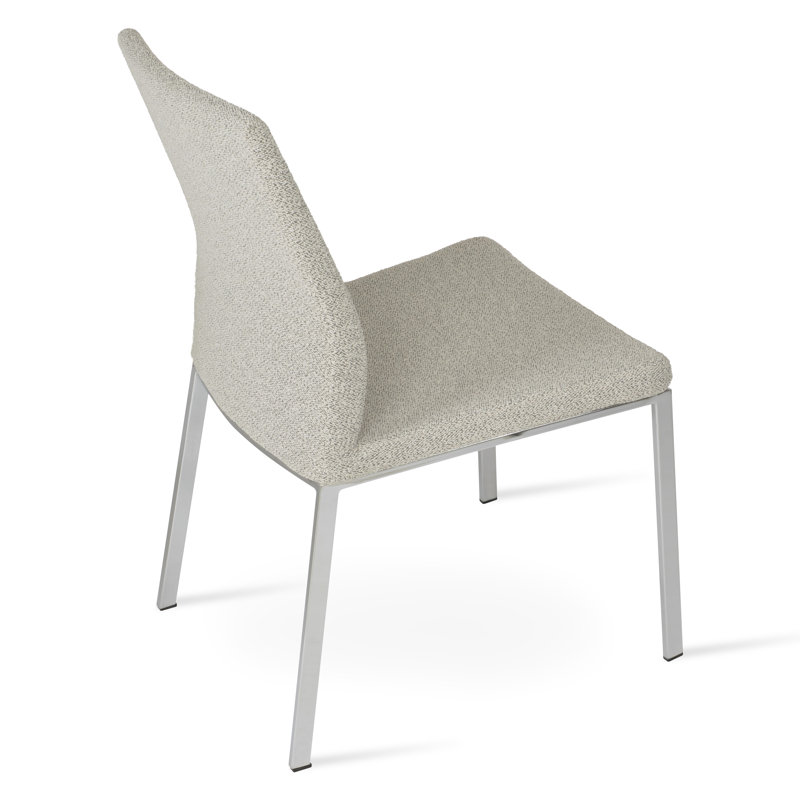 Chaise d'appoint Pasha, Gris clair