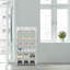 Range-chaussures en bois et en plastique