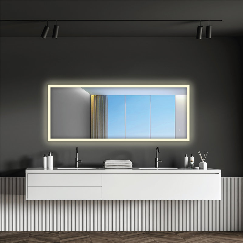 Washingtonville Flat Wall Mirror, 24" x 60"