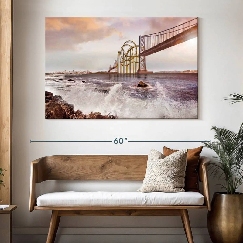 Roller Coaster Bridge, 34" H x 51" W