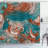 Abstract Shower Curtain with Hooks Included-900211474-900211518
