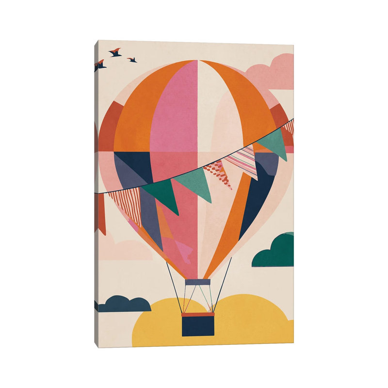 Hot Air Balloon III by Gaite - Gallery-Wrapped Canvas Giclée on Canvas, 66.04 cm H x 45.72 cm W  x  3.175 cm D