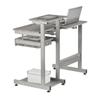 Complete Computer Workstation Desk, Grey