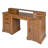 59" Farmhouse Office Desk With  Charging Station & Storage Cabinet-1180769294