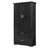 Tall Bathroom Storage Cabinet, Cabinet With Two Doors And Drawers, Adjustable Shelf, MDF Board-915613612