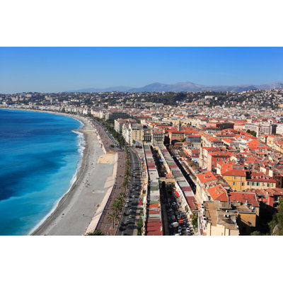 French Riviera, France by Manwolste - Wrapped Canvas Print