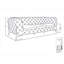 Canapé inclinable 100% cuir italien Global United